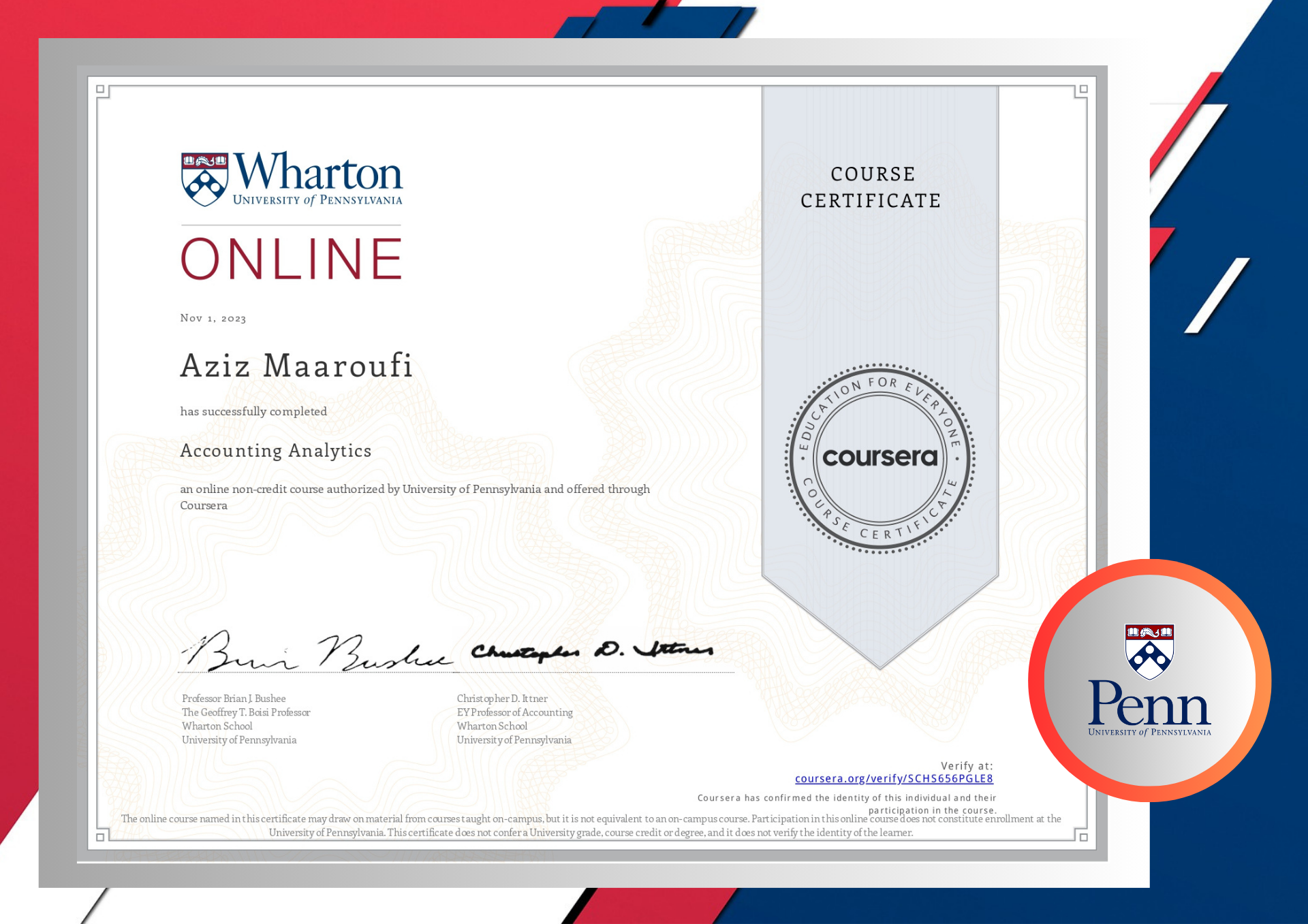 UPenn Certificate 5