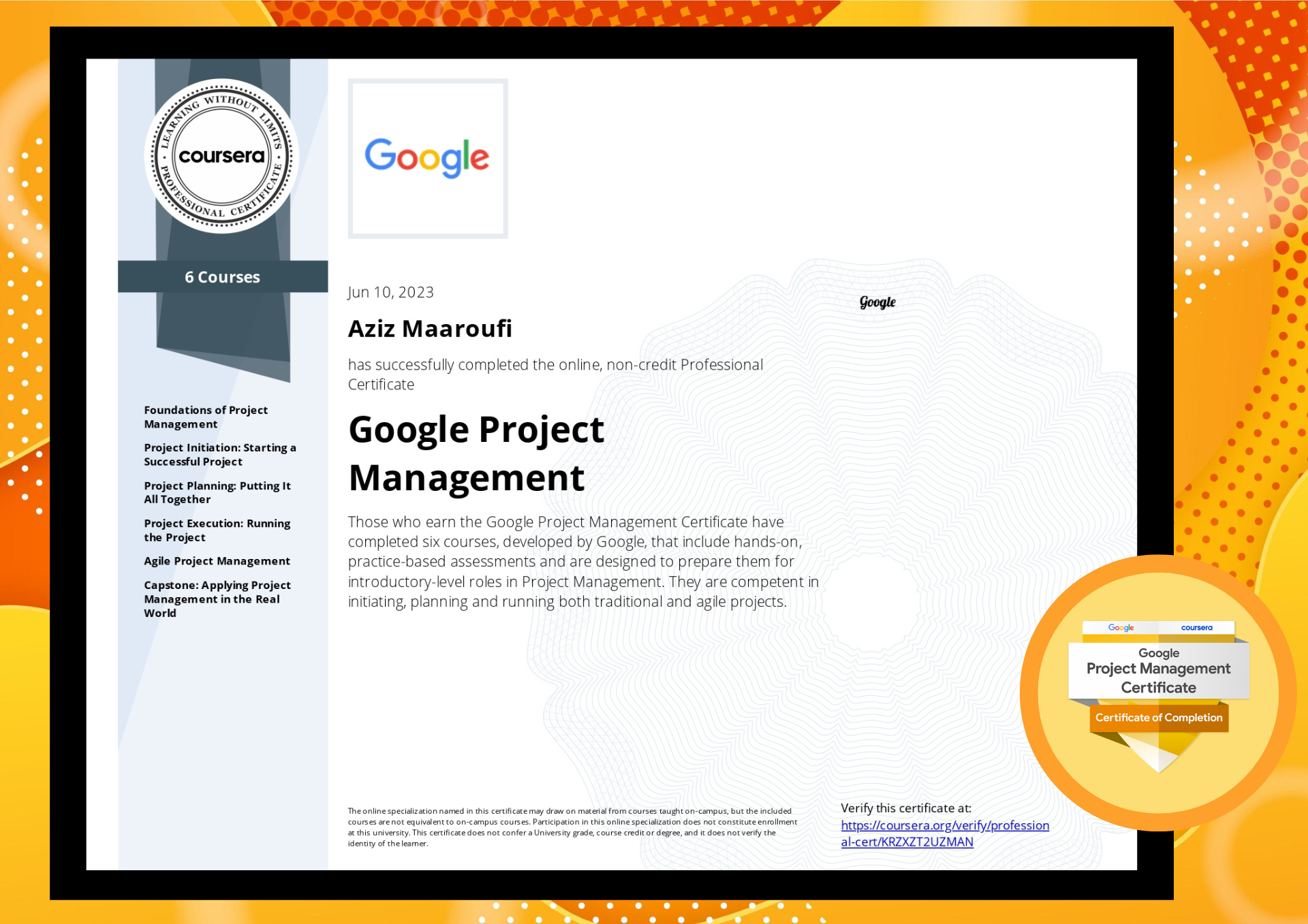 Google Certificate 1