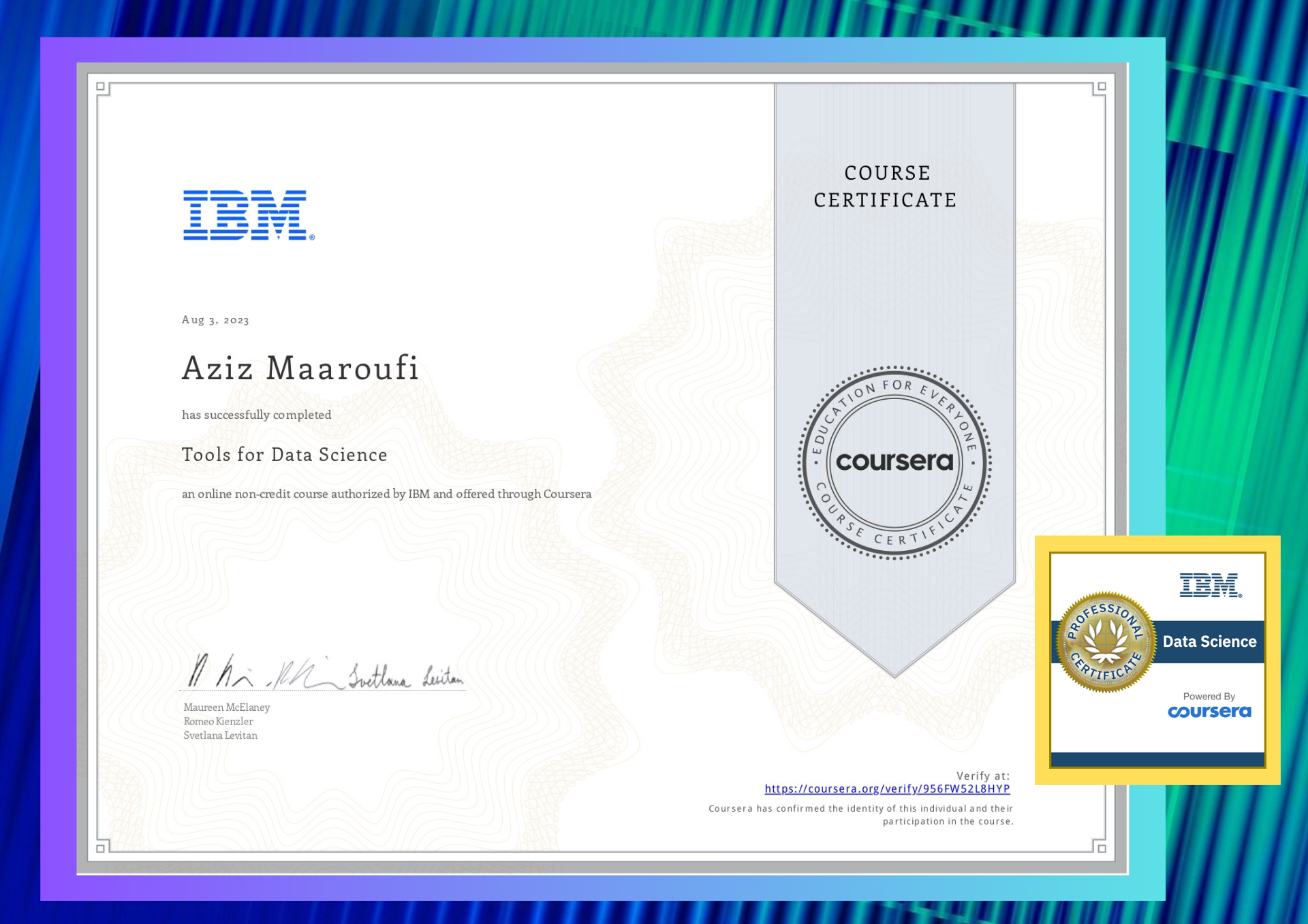 IBM Certificate 3