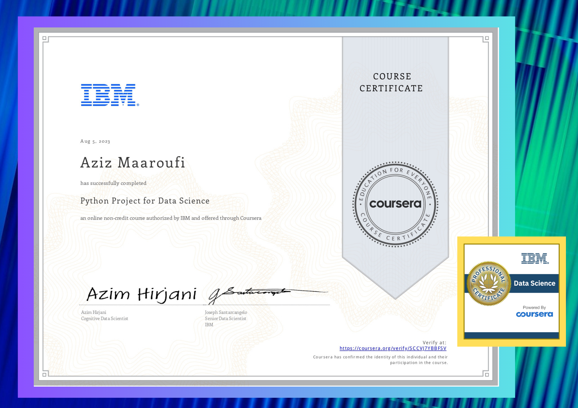 IBM Certificate 6